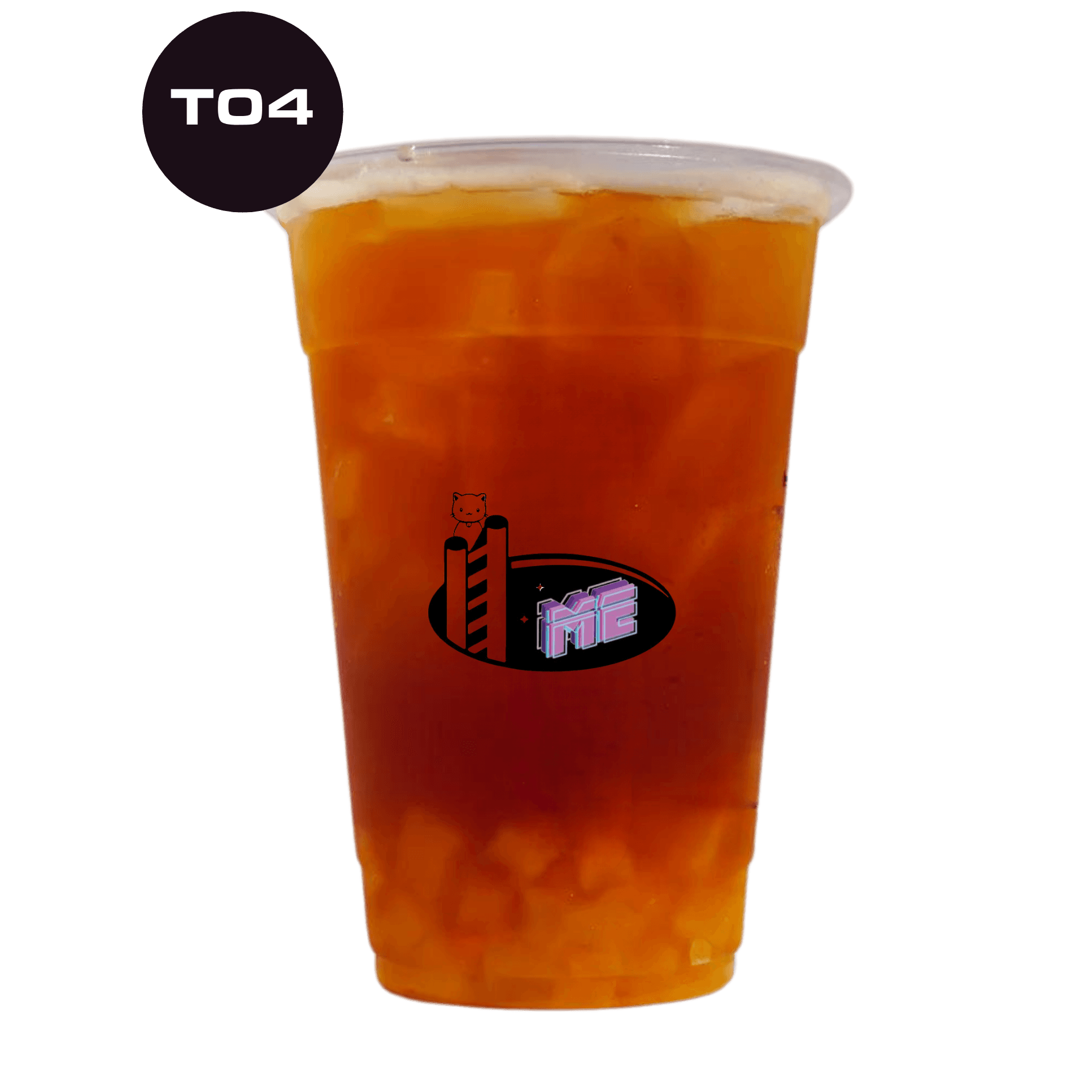 Iced Lemon Tea w. Nata De Coco